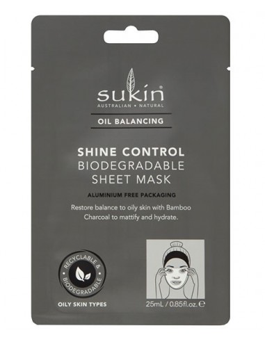 Oil Balancing Shine Control Biodegradable Sheet Mask Oil Balancing Shine Control Biodegradable Sheet Mask