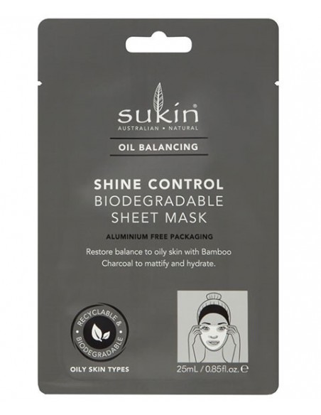 Oil Balancing Shine Control Biodegradable Sheet Mask Oil Balancing Shine Control Biodegradable Sheet Mask