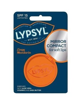 Mirror Compact For Soft Lips Balm Zingy Mandarin