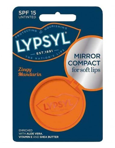 Mirror Compact For Soft Lips Balm Zingy Mandarin
