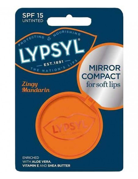Mirror Compact For Soft Lips Balm Zingy Mandarin