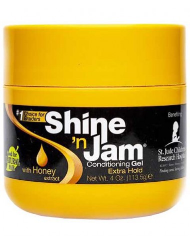 Shine N Jam Conditioning Gel Extra Hold With Honey Extract Shine N Jam Conditioning Gel Extra Hold With Honey Extract