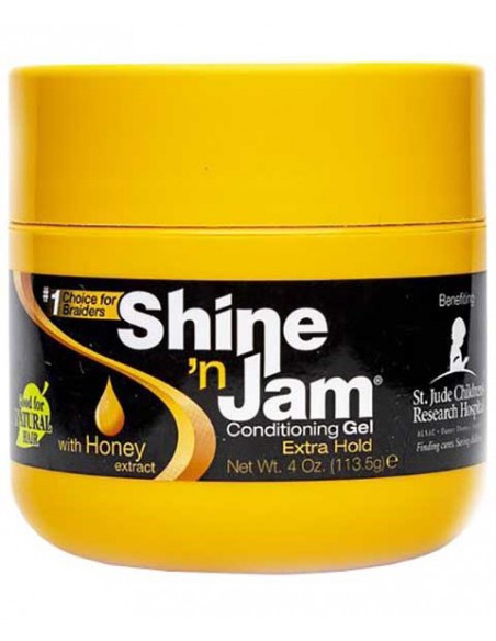 Shine N Jam Conditioning Gel Extra Hold With Honey Extract Shine N Jam Conditioning Gel Extra Hold With Honey Extract