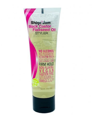 Shine N Jam Black Castor And Flaxseed Oil Styler Shine N Jam Black Castor And Flaxseed Oil Styler