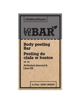 Body Peeling Bar With Activated Charcoal And Lime Oil