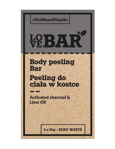Body Peeling Bar With Activated Charcoal And Lime Oil Body Peeling Bar With Activated Charcoal And Lime Oil