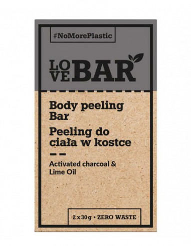 Body Peeling Bar With Activated Charcoal And Lime Oil Body Peeling Bar With Activated Charcoal And Lime Oil