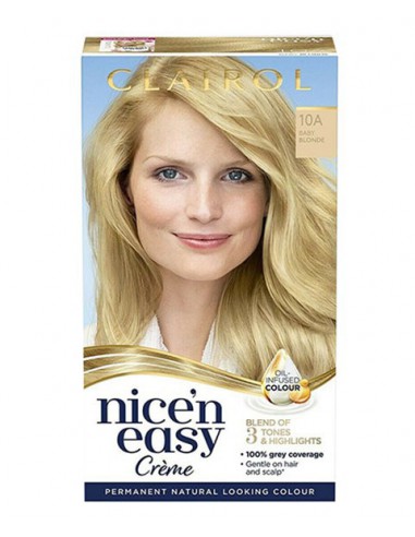 Nice N Easy Creme Permanent Colour 10A Baby Blonde Nice N Easy Creme Permanent Colour 10A Baby Blonde