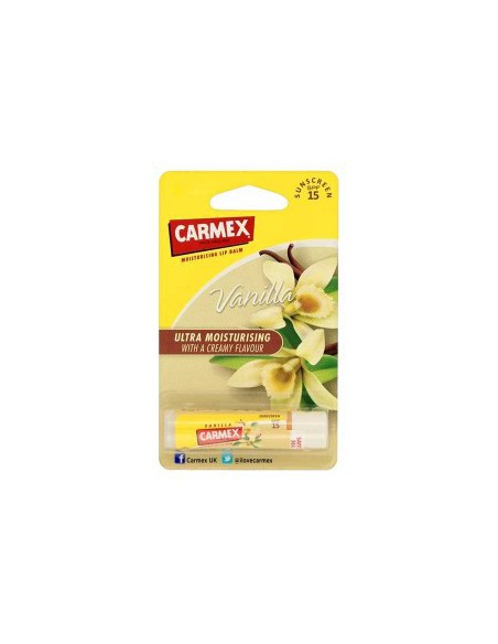 Carmex Moisturising Lip Balm Stick Vanilla