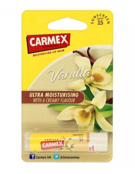 Carmex Moisturising Lip Balm Stick Vanilla Carmex Moisturising Lip Balm Stick Vanilla