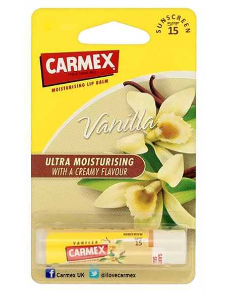 Carmex Moisturising Lip Balm Stick Vanilla Carmex Moisturising Lip Balm Stick Vanilla