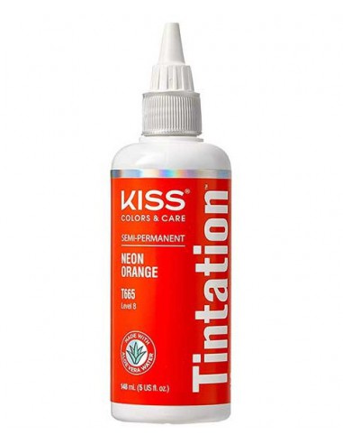 Kiss Colors Tintation Semi Permanent Neon Orange T665 Kiss Colors Tintation Semi Permanent Neon Orange T665