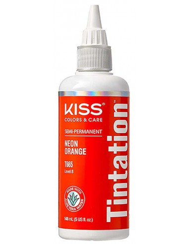 Kiss Colors Tintation Semi Permanent Neon Orange T665 Kiss Colors Tintation Semi Permanent Neon Orange T665