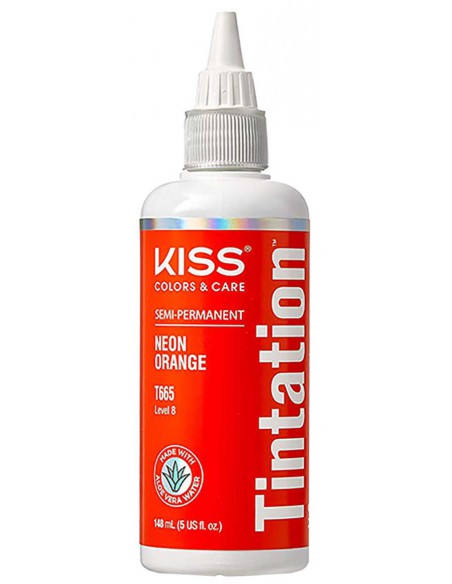 Kiss Colors Tintation Semi Permanent Neon Orange T665 Kiss Colors Tintation Semi Permanent Neon Orange T665