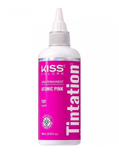 Kiss Colors Tintation Semi Permanent Atomic Pink T431 Kiss Colors Tintation Semi Permanent Atomic Pink T431