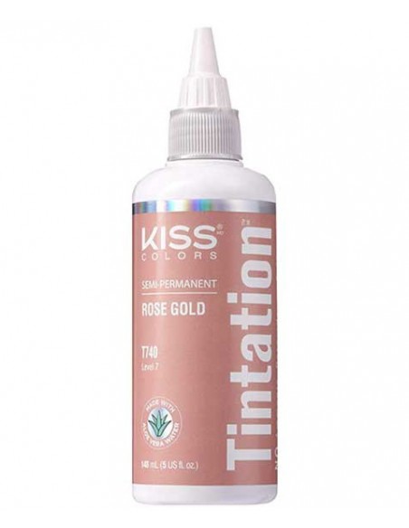 Kiss Colors Tintation Semi Permanent Rose Gold T740 Kiss Colors Tintation Semi Permanent Rose Gold T740