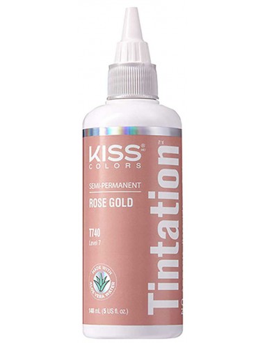 Kiss Colors Tintation Semi Permanent Rose Gold T740 Kiss Colors Tintation Semi Permanent Rose Gold T740