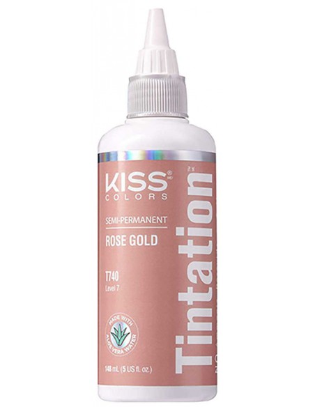 Kiss Colors Tintation Semi Permanent Rose Gold T740 Kiss Colors Tintation Semi Permanent Rose Gold T740