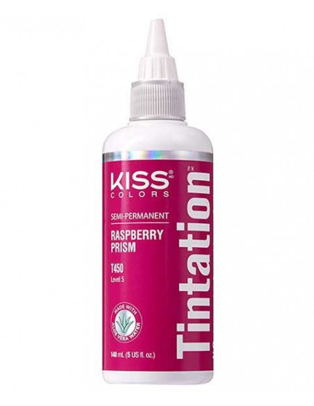 Kiss Colors Tintation Semi Permanent Raspberry Prism T450 Kiss Colors Tintation Semi Permanent Raspberry Prism T450