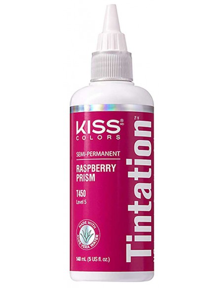 Kiss Colors Tintation Semi Permanent Raspberry Prism T450 Kiss Colors Tintation Semi Permanent Raspberry Prism T450