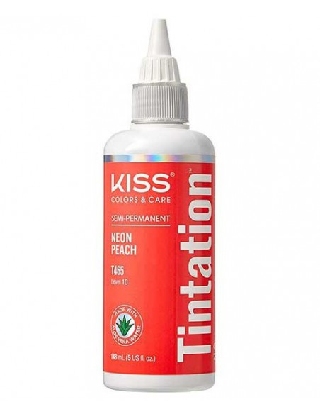 Kiss Colors Tintation Semi Permanent Neon Peach T465 Kiss Colors Tintation Semi Permanent Neon Peach T465