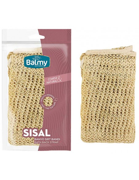 Sisal Coarse And Natural Bath Back Strap