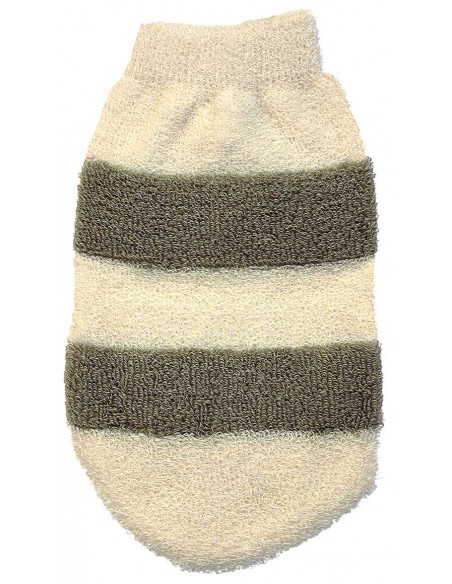 Balmy Natural Bamboo And Linen Bath Mitt Balmy Natural Bamboo And Linen Bath Mitt