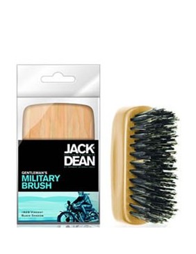Jack Dean Gentlemens Military Brush Wooden JDMB55