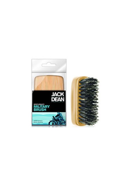 Jack Dean Gentlemens Military Brush Wooden JDMB55