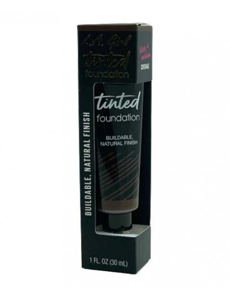 LA Girl Tinted Foundation With Natural Finish GLM772 Ebony LA Girl Tinted Foundation With Natural Finish GLM772 Ebony