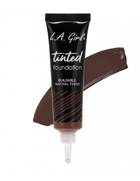 LA Girl Tinted Foundation With Natural Finish GLM772 Ebony LA Girl Tinted Foundation With Natural Finish GLM772 Ebony