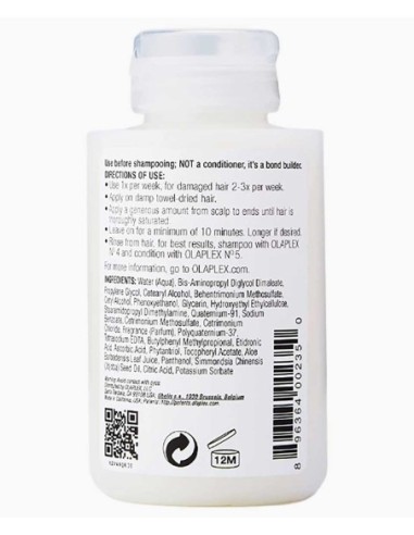 Olaplex Hair Perfector Repairs And Strengthens Treatment No 3