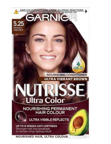 GarnierNutrisse Ultra Permanent Nourishing Hair Colour 5.25 Frosted Chestnut GarnierNutrisse Ultra Permanent Nourishing Hair Colour 5.25 Frosted Chestnut
