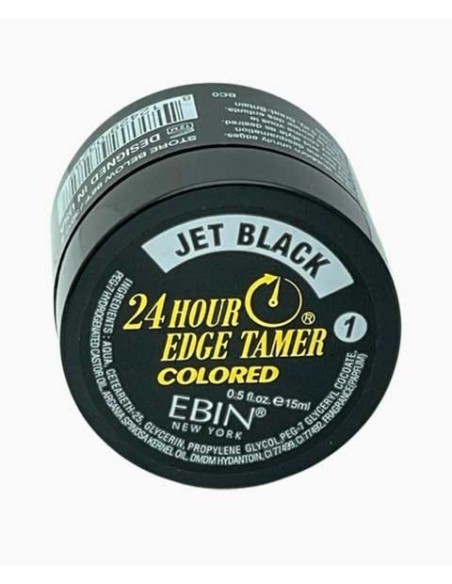 EBIN New York 24 Hour Edge Tamer Jet Black