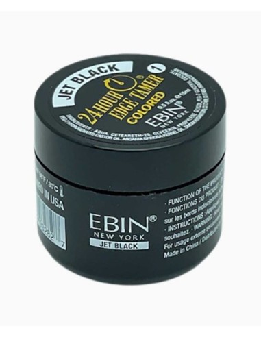 EBIN New York 24 Hour Edge Tamer Jet Black