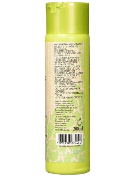 Brazil Pataua Oil Revitalizing Sulfate Free Shampoo Brazil Pataua Oil Revitalizing Sulfate Free Shampoo