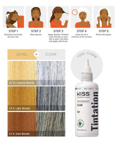 Kiss Colors Tintation Semi Permanent Clear T001