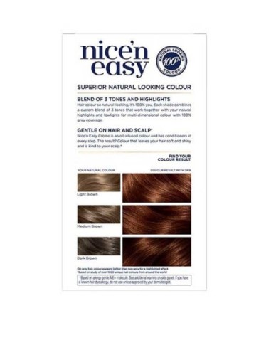 Nice N Easy Creme Permanent Colour 5RB Medium Reddish Brown Nice N Easy Creme Permanent Colour 5RB Medium Reddish Brown