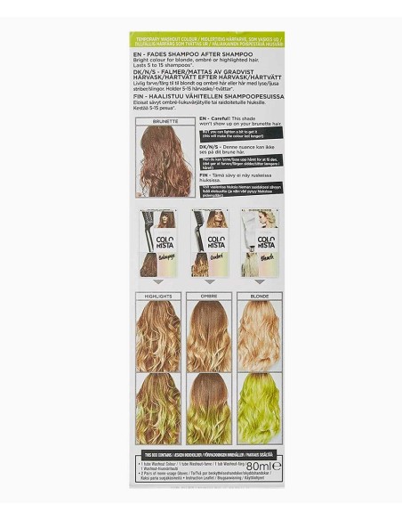 Colorista Washout Lime Semi Permanent Hair Dye Colorista Washout Lime Semi Permanent Hair Dye
