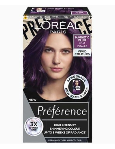 Preference High Intensity Permanent Gel Hair Colour Magnetic Plum Preference High Intensity Permanent Gel Hair Colour Magnetic Plum