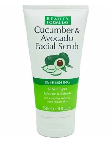 Beauty Formulas Cucumber And Avocado Facial Scrub Beauty Formulas Cucumber And Avocado Facial Scrub