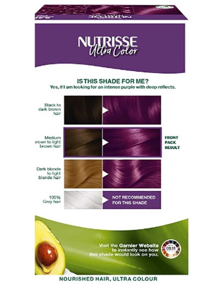 Nutrisse Ultra Color Intense Permanent Color 5.21 Intense Lilac