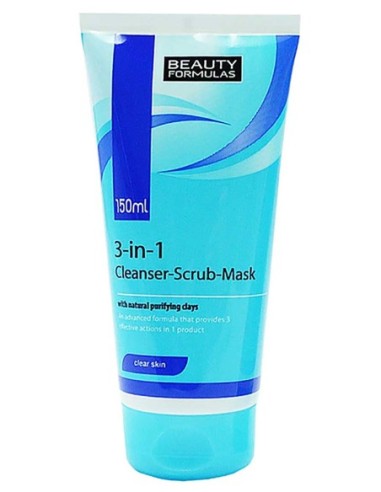 3 In 1 Cleanser Scrub Mask