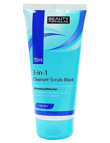 3 In 1 Cleanser Scrub Mask