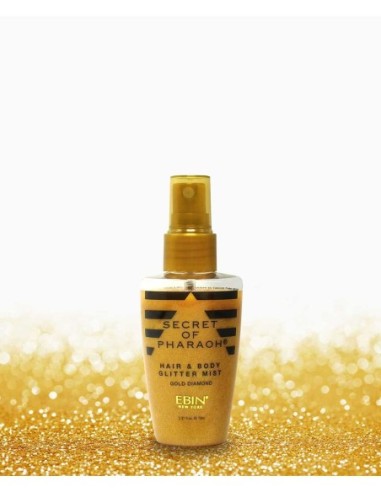 Secret Of Pharaoh Hair And Body Glitter Mist Gold Dimond Secret Of Pharaoh Hair And Body Glitter Mist Gold Dimond