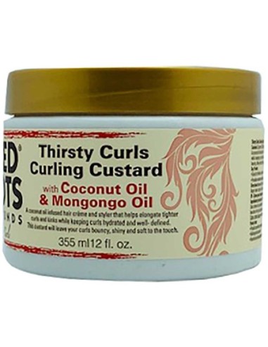 Compounds Thirsty Curls Curling Custard With Coconut Oil And Mongongo Oil Compounds Thirsty Curls Curling Custard With Coconut Oil And Mongongo Oil