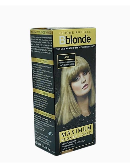 Jerome Russell Bblonde Maximum Blonde Toner Ash
