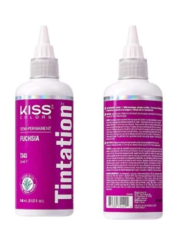 Kiss Colors Tintation Semi Permanent Fuchsia T343 Kiss Colors Tintation Semi Permanent Fuchsia T343