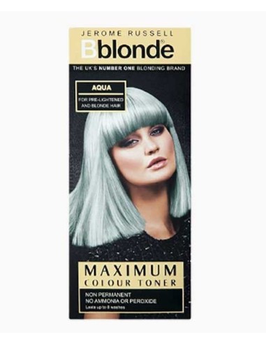 Jerome Russell Bblonde Maximum Color Toner Aqua Jerome Russell Bblonde Maximum Color Toner Aqua