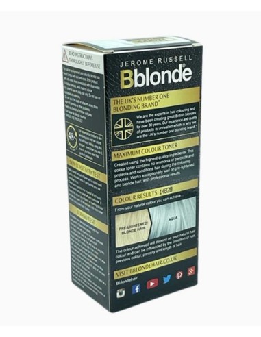 Jerome Russell Bblonde Maximum Color Toner Aqua Jerome Russell Bblonde Maximum Color Toner Aqua